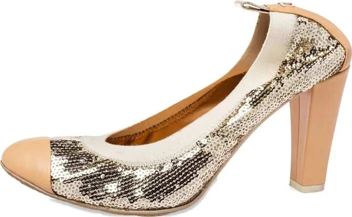 75mm Sequin-Embellished Pumps - Image 2