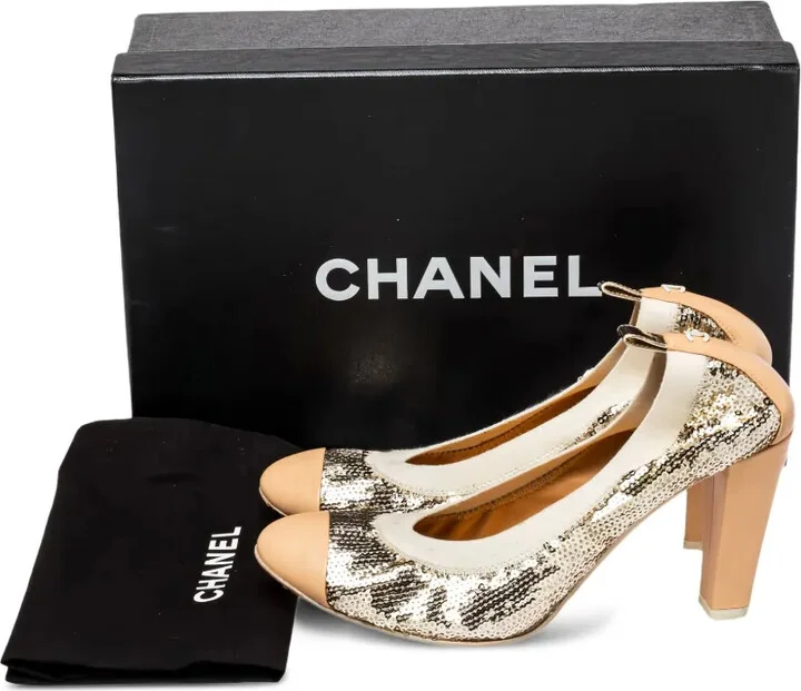 75mm Sequin-Embellished Pumps - Image 4