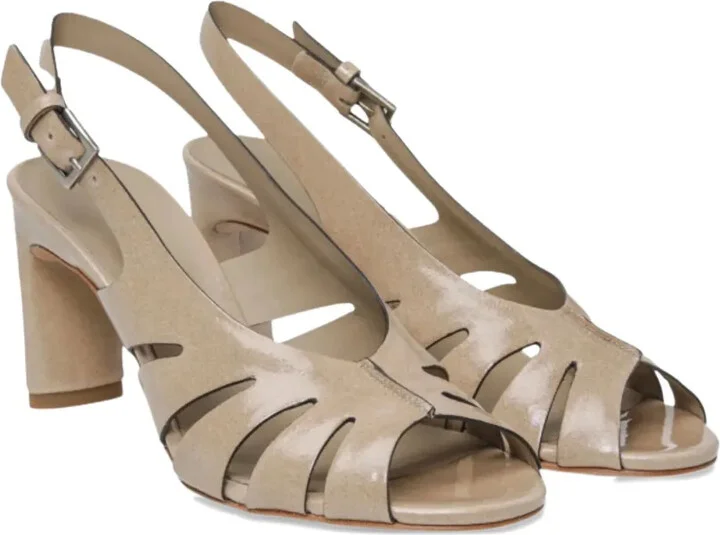 75mm Slingback Cut-Out Sandals - Image 2