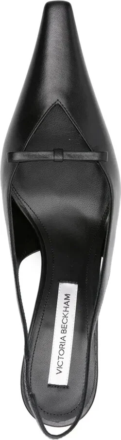 75mm Slingback Pointed-Toe Pumps - Image 4
