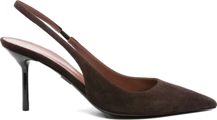 75mm Slingback Pointed-Toe Sandals
