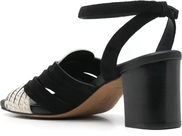75mm Snake-Print Sandals - Image 3