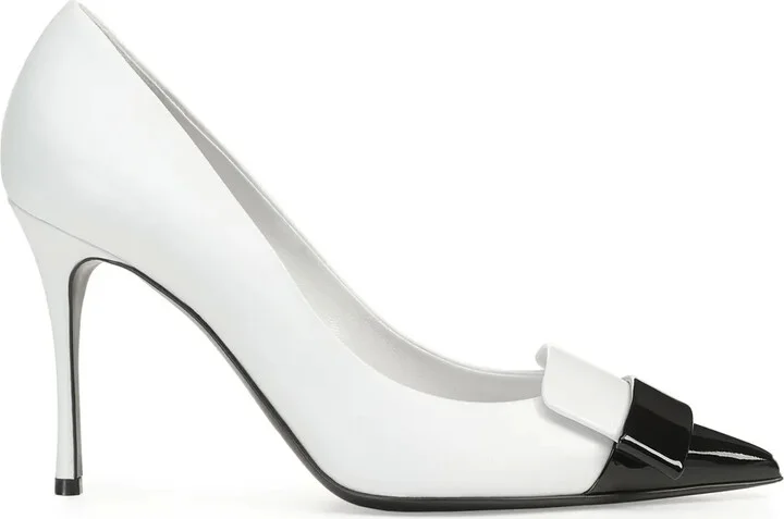 75mm Sr1 Cindy leather pumps