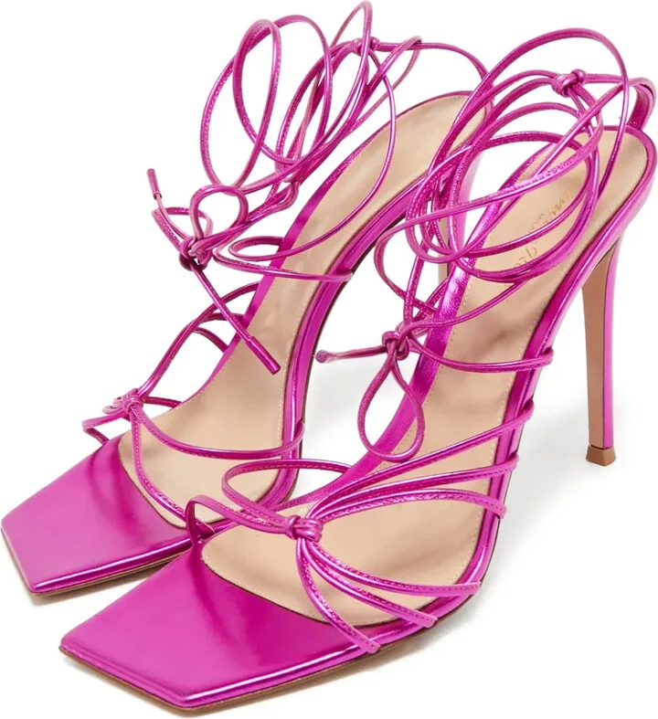 75mm Strappy Heeled Sandals - Image 2