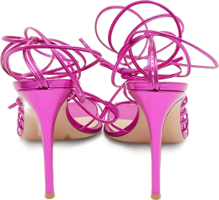 75mm Strappy Heeled Sandals - Image 3