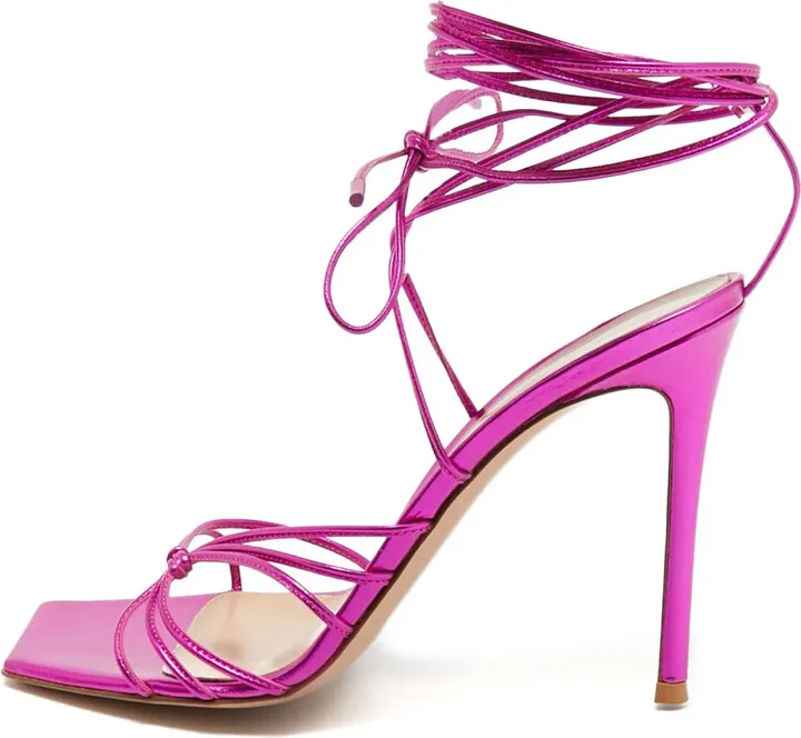 75mm Strappy Heeled Sandals