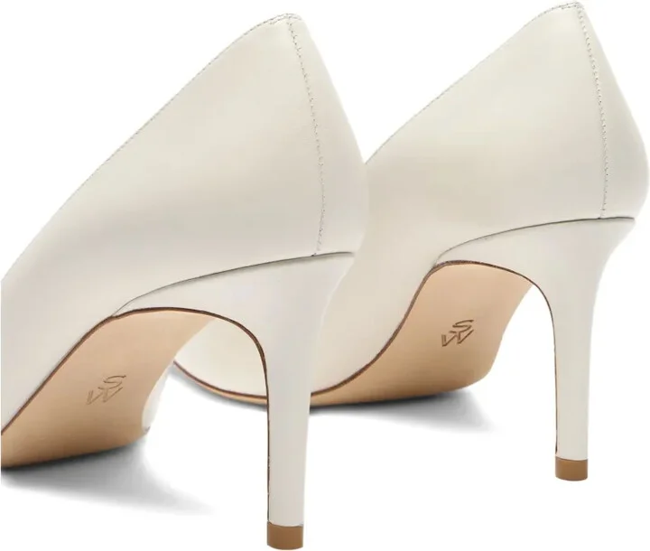 75mm Stuart Power pointed-toe leather pumps - Image 4