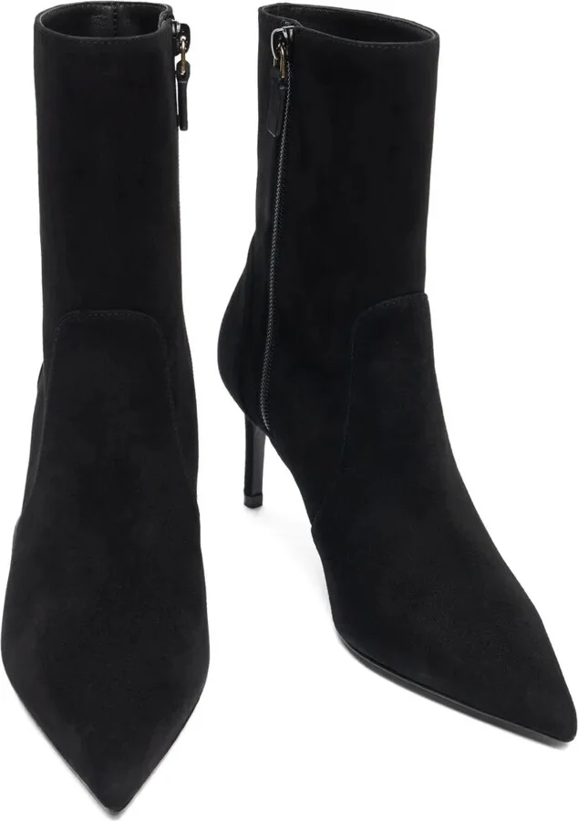 75mm Stuart Power zip-detail pointed-toe boots - Image 5