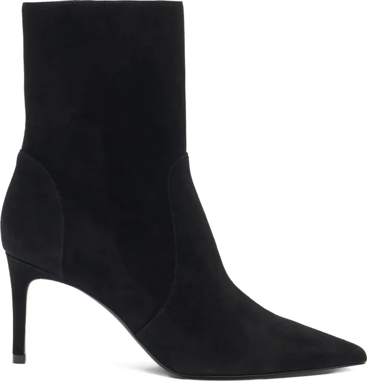 75mm Stuart Power zip-detail pointed-toe boots