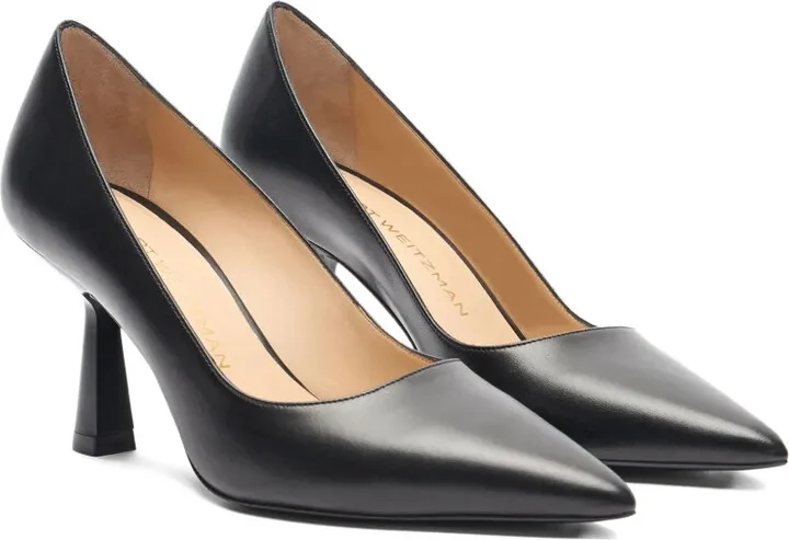75mm Stuart Sculpt 75 pointed-toe sculpted-heel pumps - Image 2
