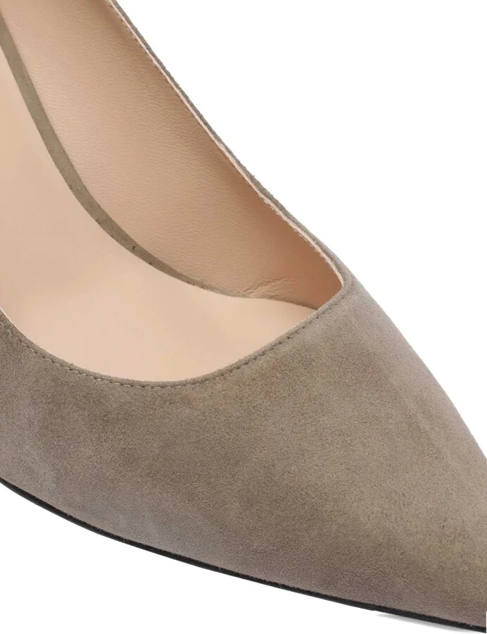 75mm Suede Heeled Pumps - Image 4