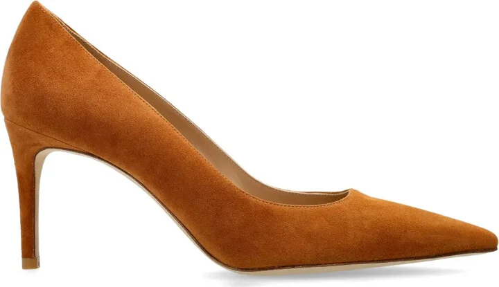 75mm Suede Pumps