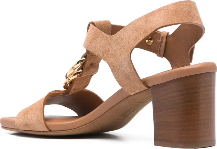 75mm Suede Sandals - Image 3