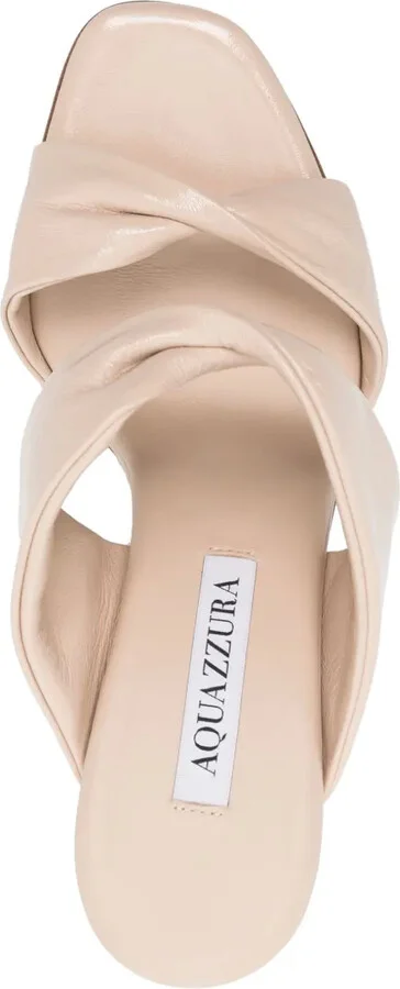 75mm Twist leather sandals - Image 4