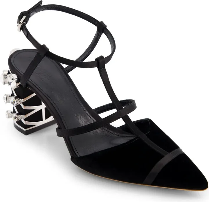 75mm Velvet Pumps - Image 2