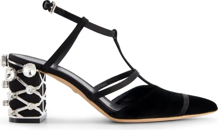 75mm Velvet Pumps