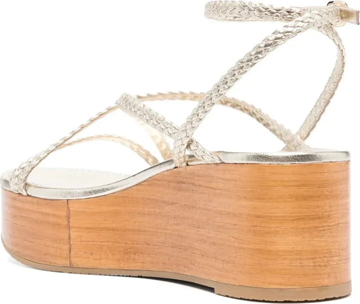 75mm Wovette wedge sandals - Image 3