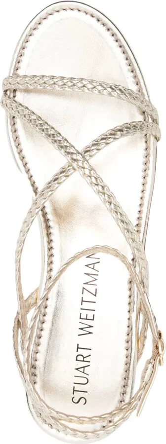 75mm Wovette wedge sandals - Image 4