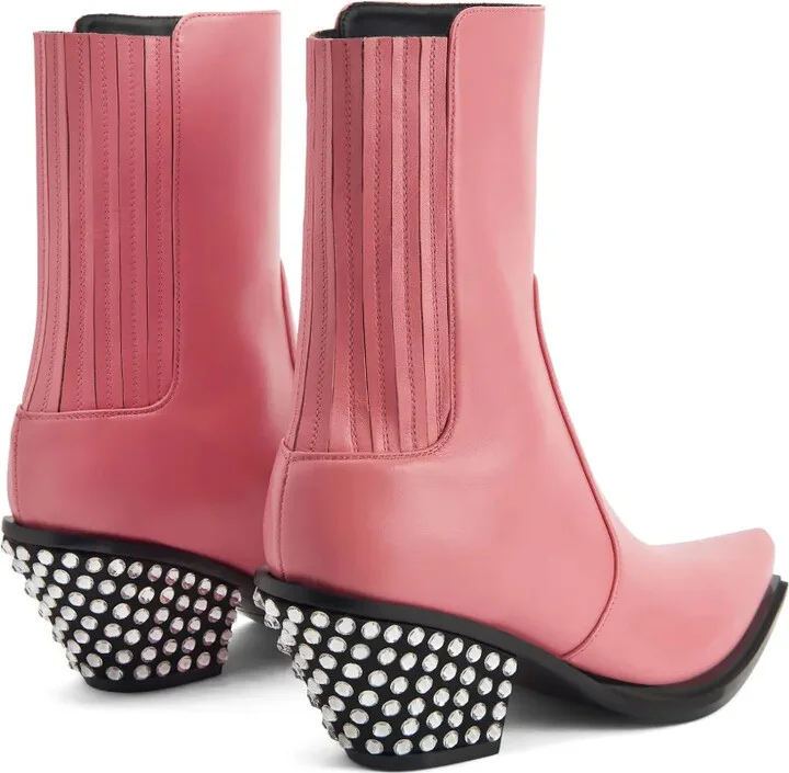 75mm Yanhira crystal-embellished ankle boots - Image 3
