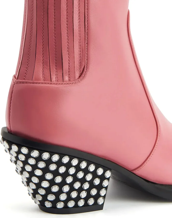 75mm Yanhira crystal-embellished ankle boots - Image 4