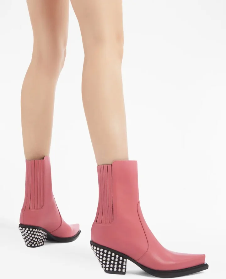 75mm Yanhira crystal-embellished ankle boots - Image 5