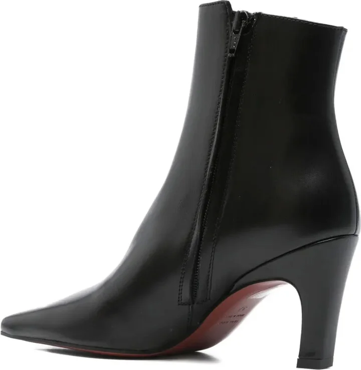 75mm Yanira pointed-toe heeled ankle boots - Image 3