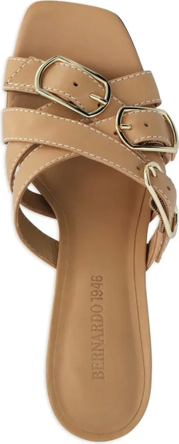 76mm Bea buckle-embellished block-heel sandals - Image 3