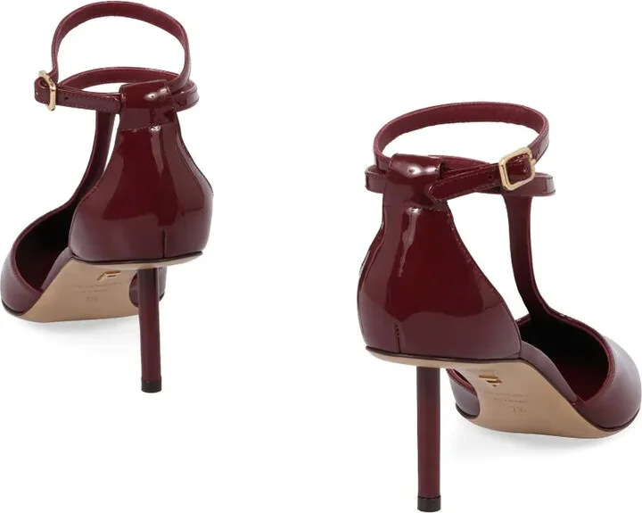 76mm Décolleté T-strap pumps - Image 3