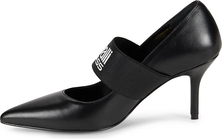 76MM Leather Logo Pumps - Image 4