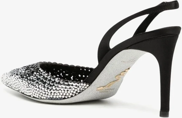 80 Crystal-Embellished Pointed Pumps - Image 2