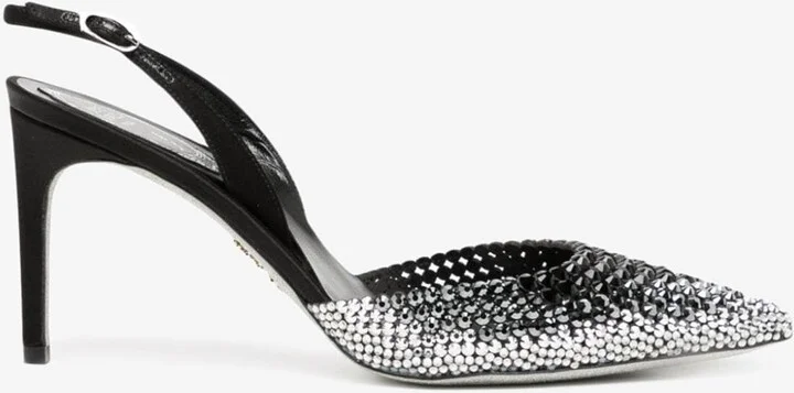 80 Crystal-Embellished Pointed Pumps