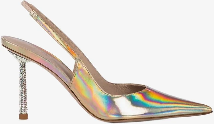 80 Iridescent Slingback Pumps