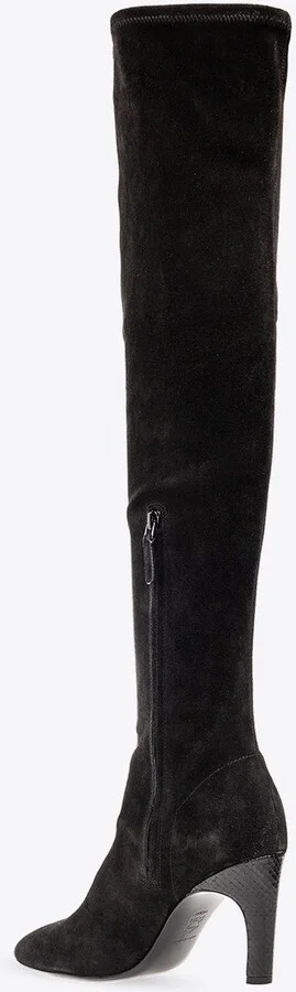 80 Knee-High Suede Boots - Image 2
