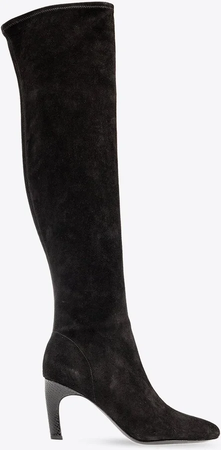 80 Knee-High Suede Boots