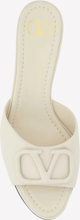 80 VLogo Signature Mules in Calf Leather - Image 2