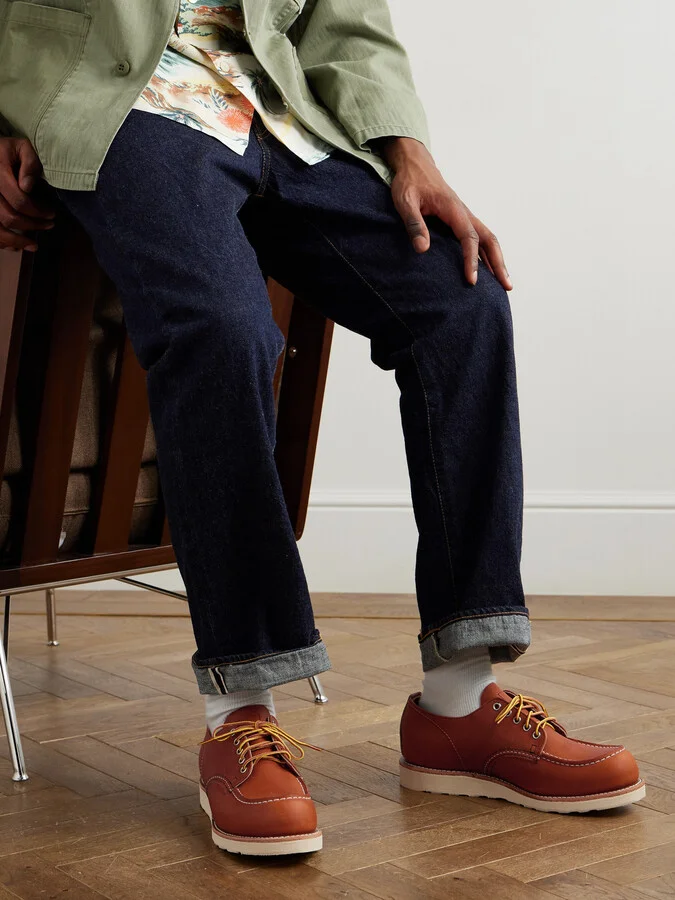 8092 Moc Oxford Oiled-Leather Derby Shoes - Image 2