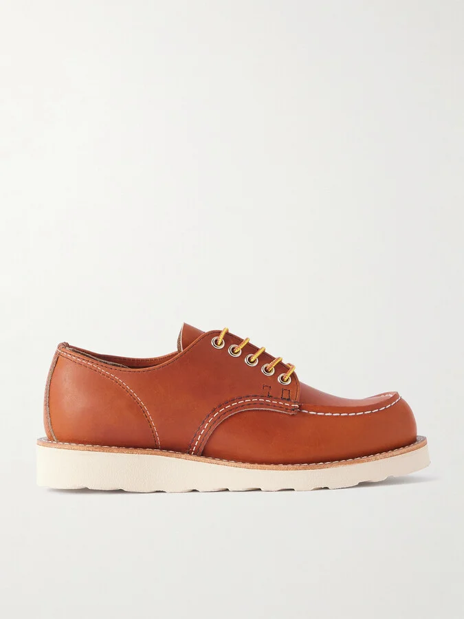 8092 Moc Oxford Oiled-Leather Derby Shoes
