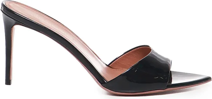 80mm Alixia pointed-toe patent leather mules - Image 4