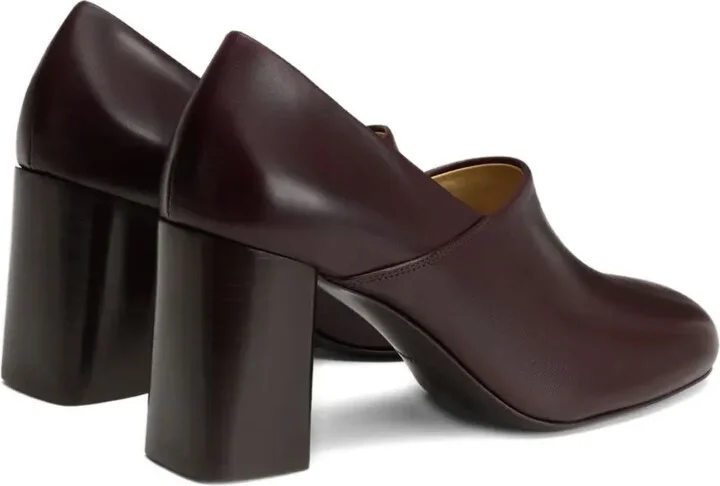 80mm Anatomic block-heel pumps - Image 3