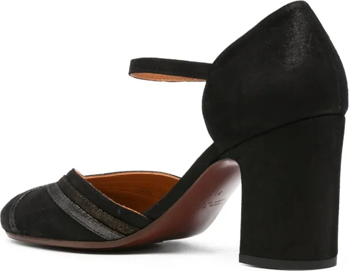 80mm Ankle-Strap Block-Heel Pumps - Image 3