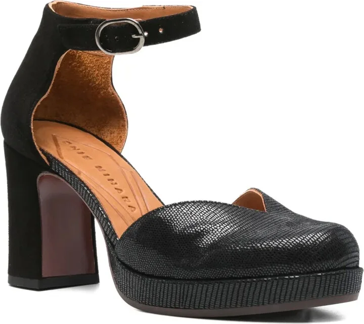 80mm Ankle-Strap Block-Heel Pumps - Image 2