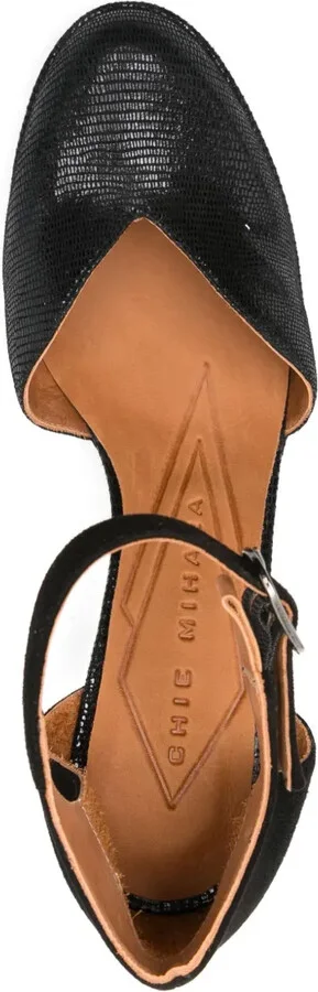 80mm Ankle-Strap Block-Heel Pumps - Image 4