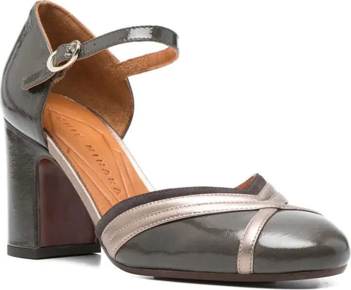 80mm Ankle-Strap Block-Heel Pumps - Image 2