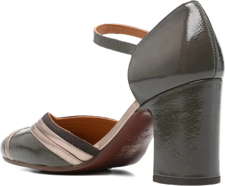 80mm Ankle-Strap Block-Heel Pumps - Image 3