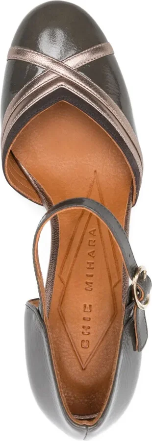 80mm Ankle-Strap Block-Heel Pumps - Image 4