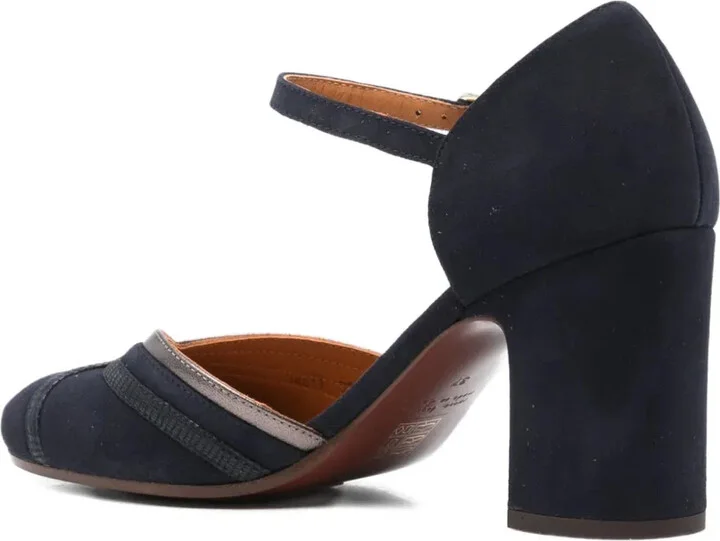 80mm Ankle-Strap Block-Heel Pumps - Image 3