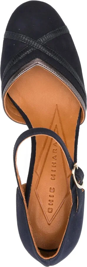 80mm Ankle-Strap Block-Heel Pumps - Image 4