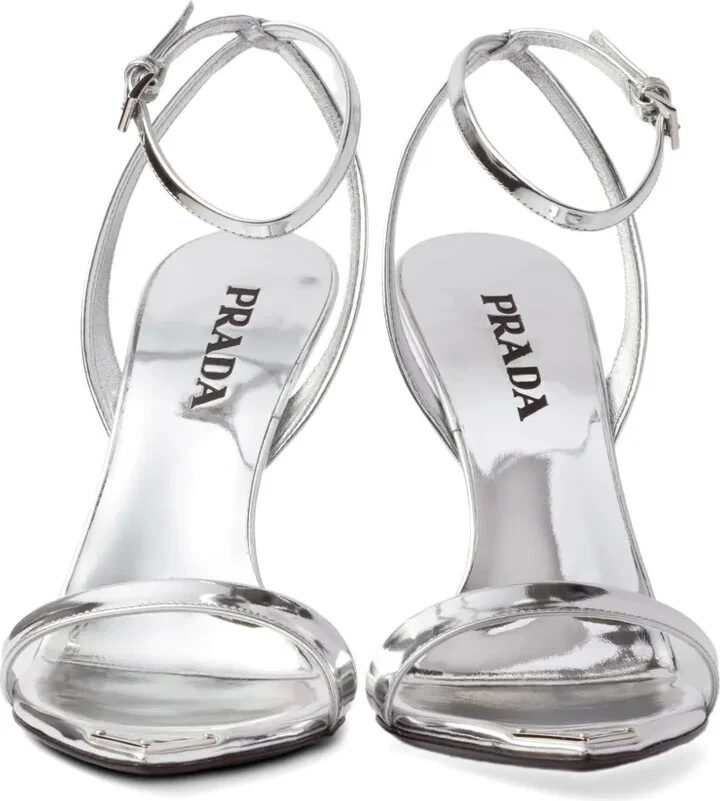 80mm Ankle-Strap Leather Sandals - Image 2