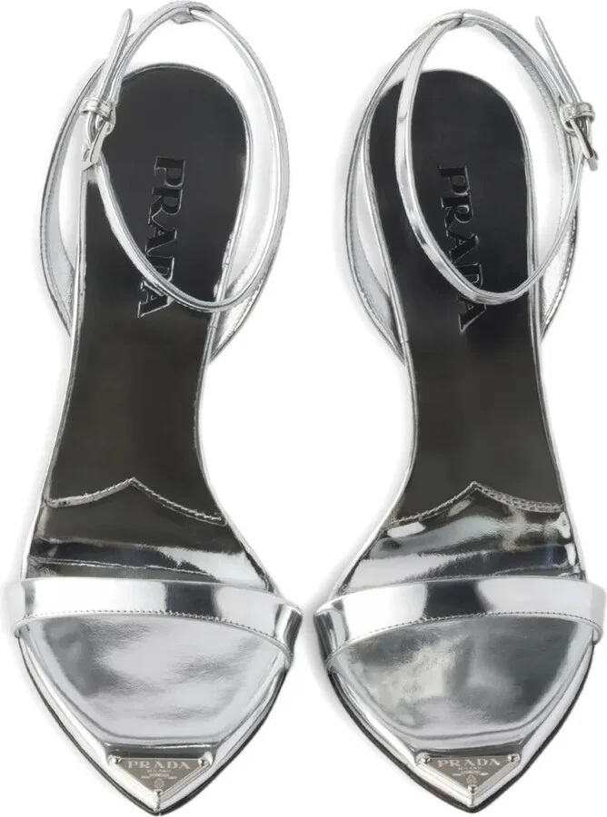 80mm Ankle-Strap Leather Sandals - Image 4