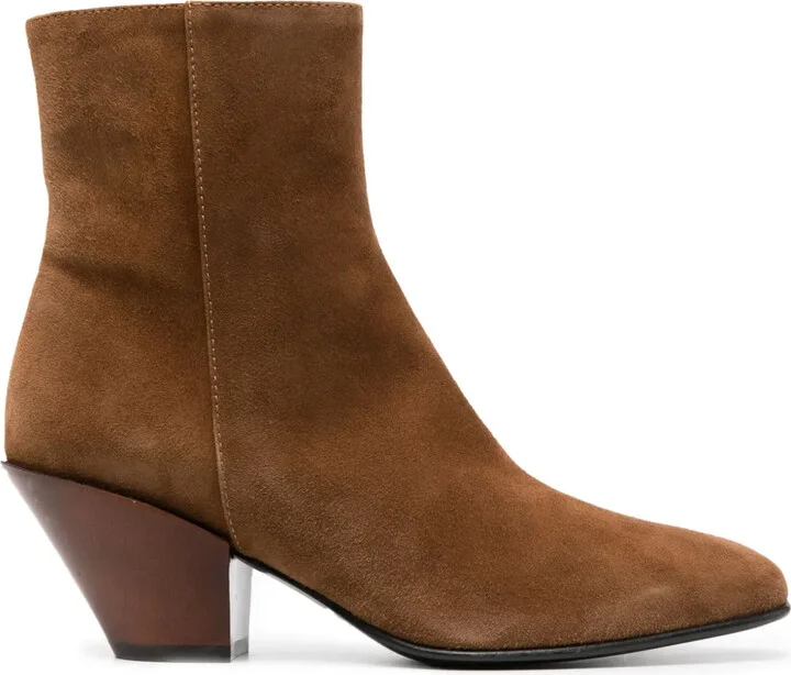 80mm Ankle Suede Boots